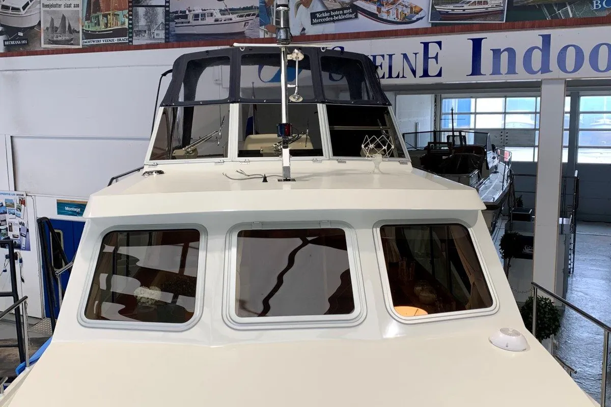 Exterior view of Vita Bella, a Gulet Succes 106 AC motorboat at Akkrum, Netherlands