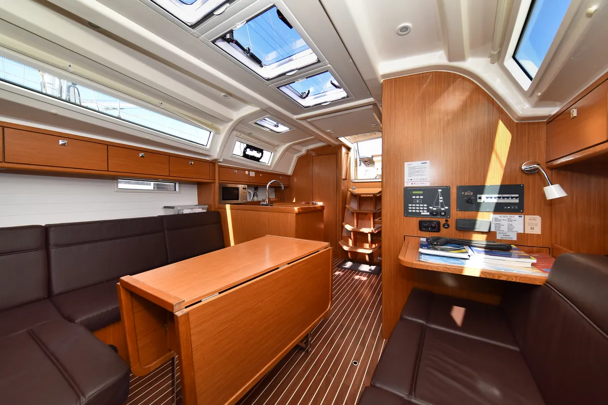 Exterior view of Viviana, a Bavaria 37 sailboat at Zadar, Croatia