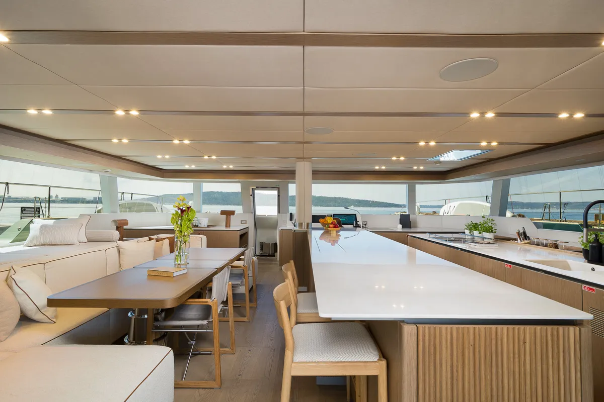 Premium +, a Sunreef 70 catamaran at Grad Kaštela, Croatia