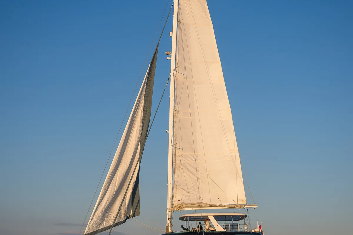 Premium +, a Sunreef 70 catamaran at Grad Kaštela, Croatia