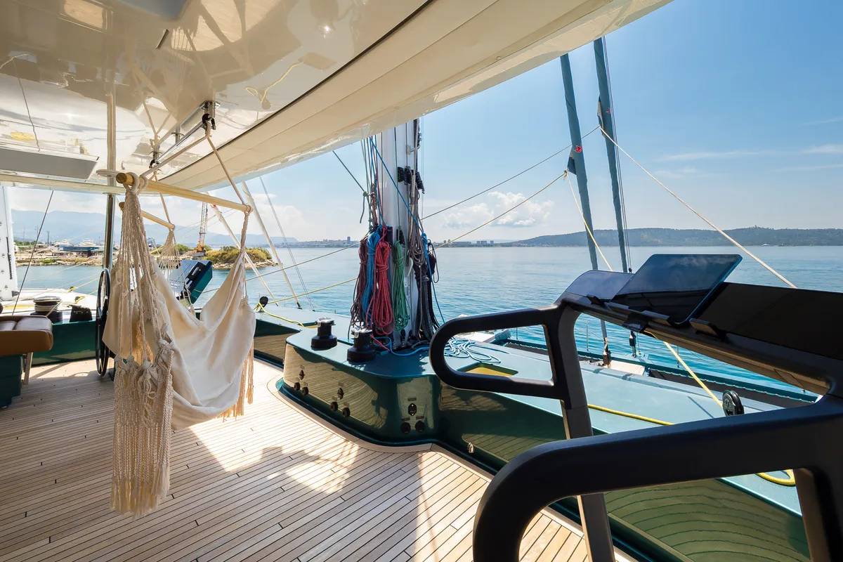 Premium +, a Sunreef 70 catamaran at Grad Kaštela, Croatia