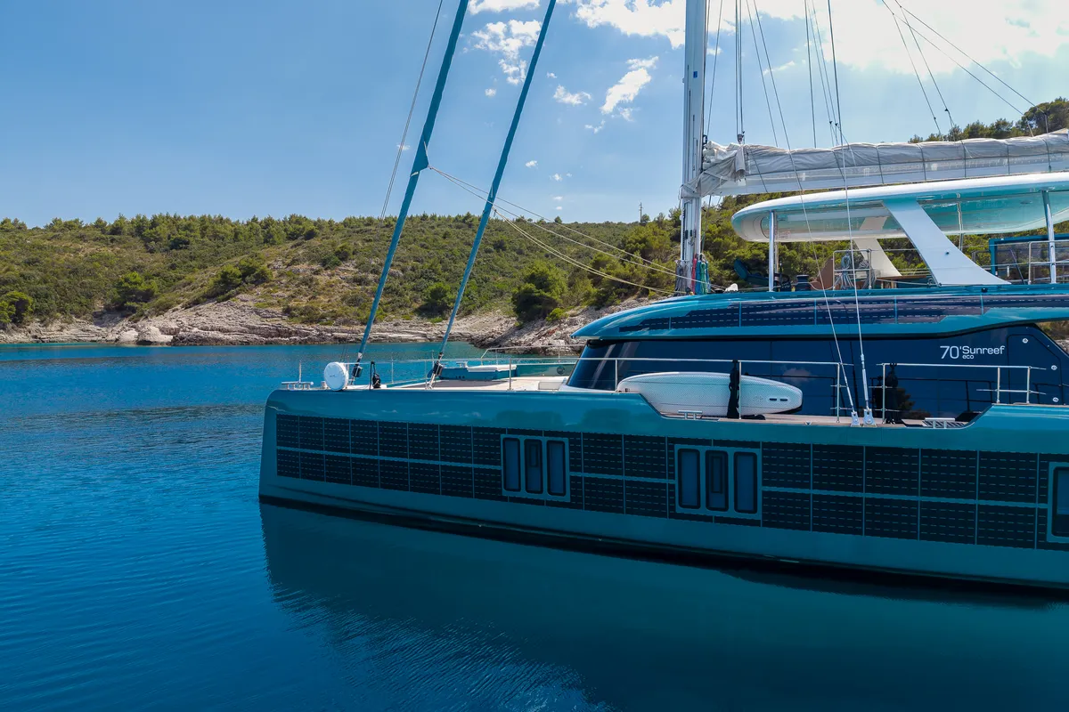 Premium +, a Sunreef 70 catamaran at Grad Kaštela, Croatia