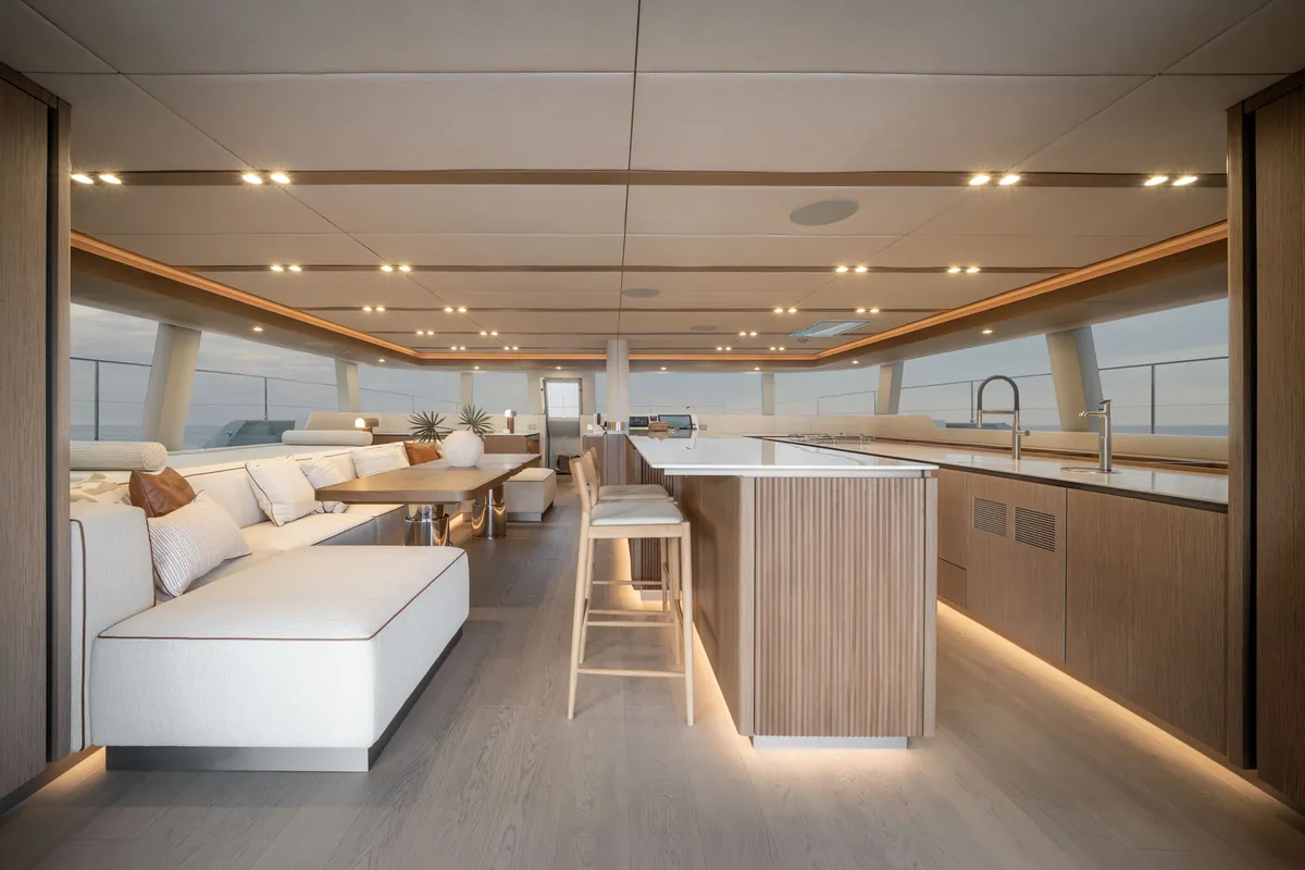 Premium +, a Sunreef 70 catamaran at Grad Kaštela, Croatia