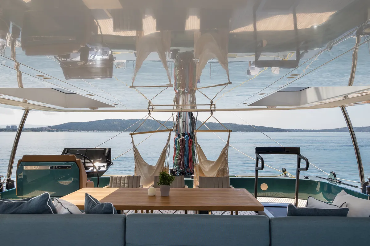 Premium +, a Sunreef 70 catamaran at Grad Kaštela, Croatia