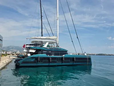Premium +, a Sunreef 70 catamaran at Grad Kaštela, Croatia