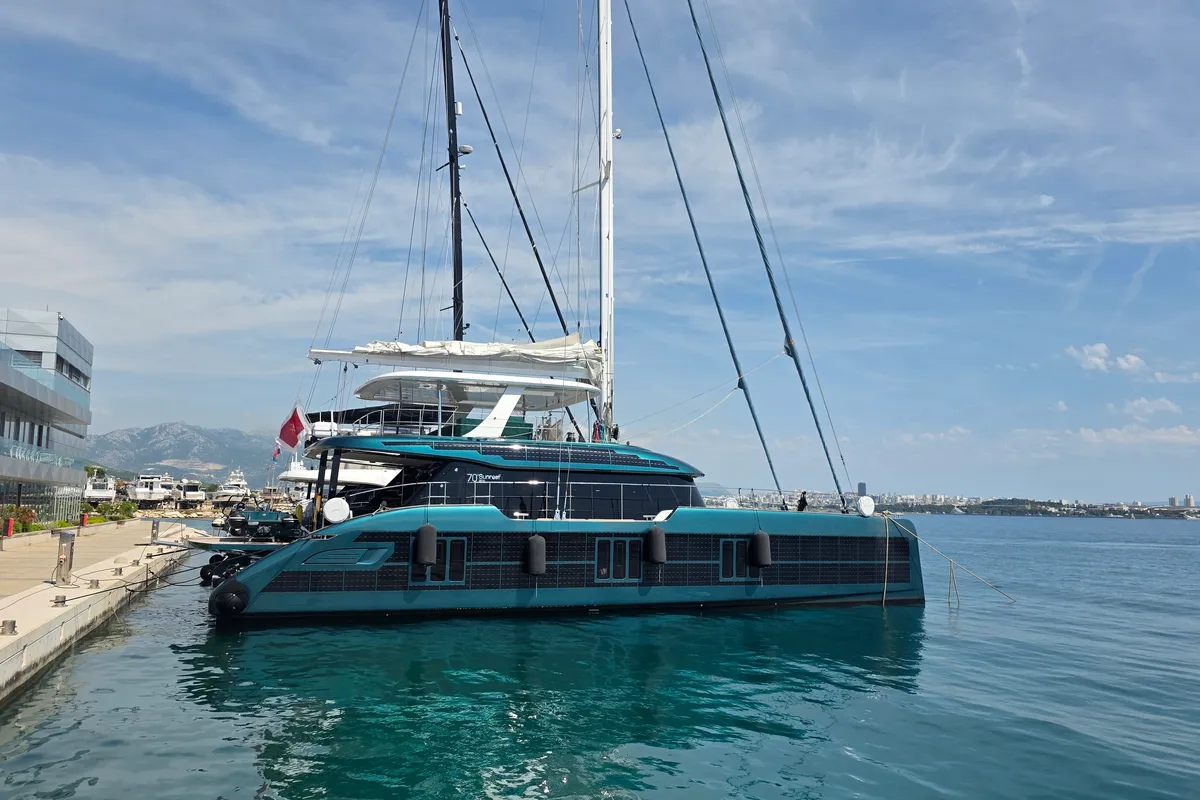 Premium +, a Sunreef 70 catamaran at Grad Kaštela, Croatia