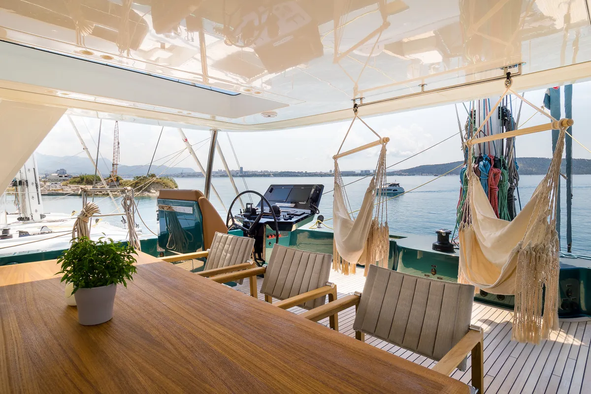 Premium +, a Sunreef 70 catamaran at Grad Kaštela, Croatia