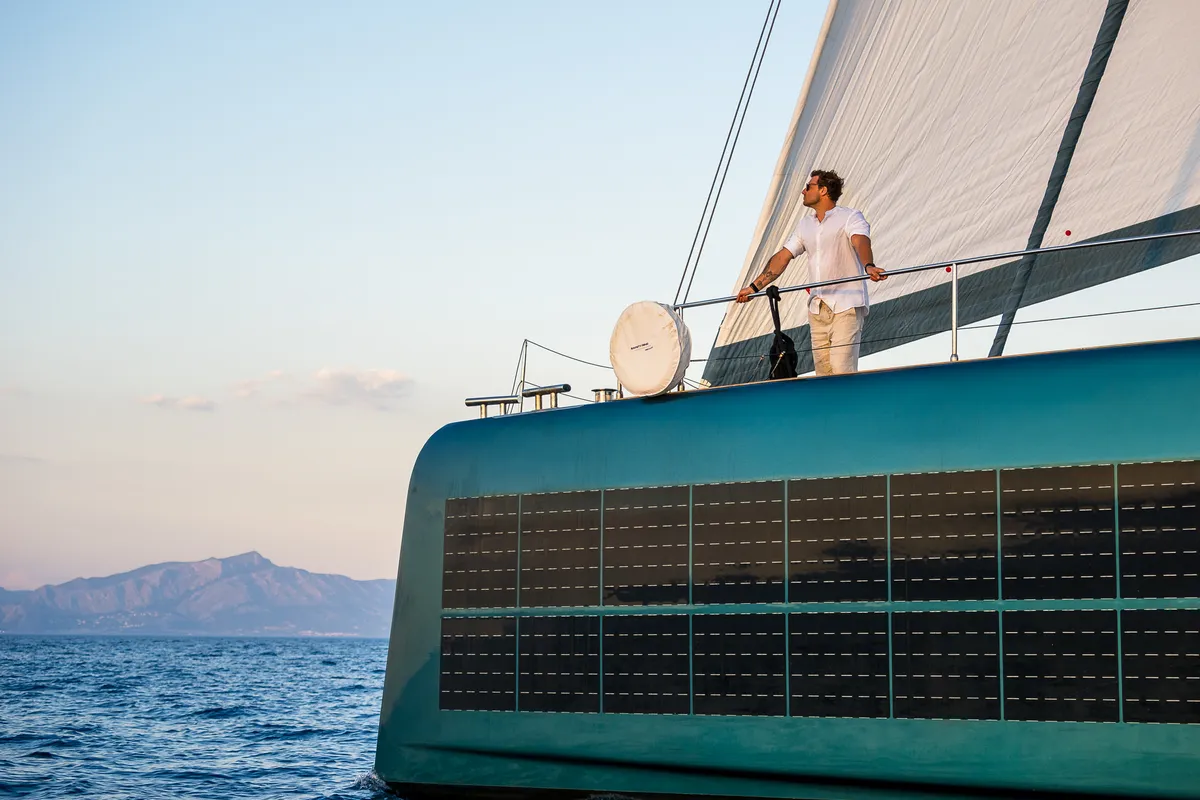 Premium +, a Sunreef 70 catamaran at Grad Kaštela, Croatia