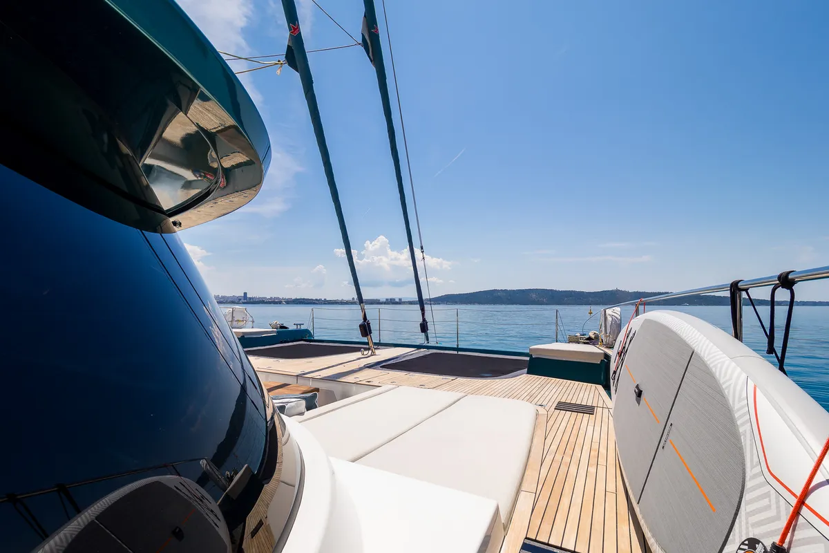 Premium +, a Sunreef 70 catamaran at Grad Kaštela, Croatia