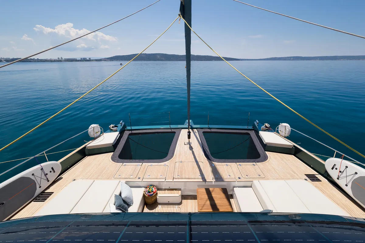 Premium +, a Sunreef 70 catamaran at Grad Kaštela, Croatia
