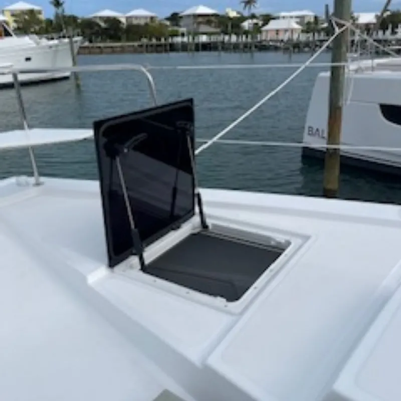 Sunset Chaser, a Bali 4.4 catamaran at Central Abaco, Bahamas