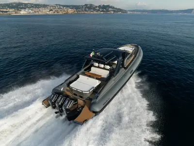 Nautilus 01, a Salpa Soleil 52 motor yacht at Nettuno, Italy