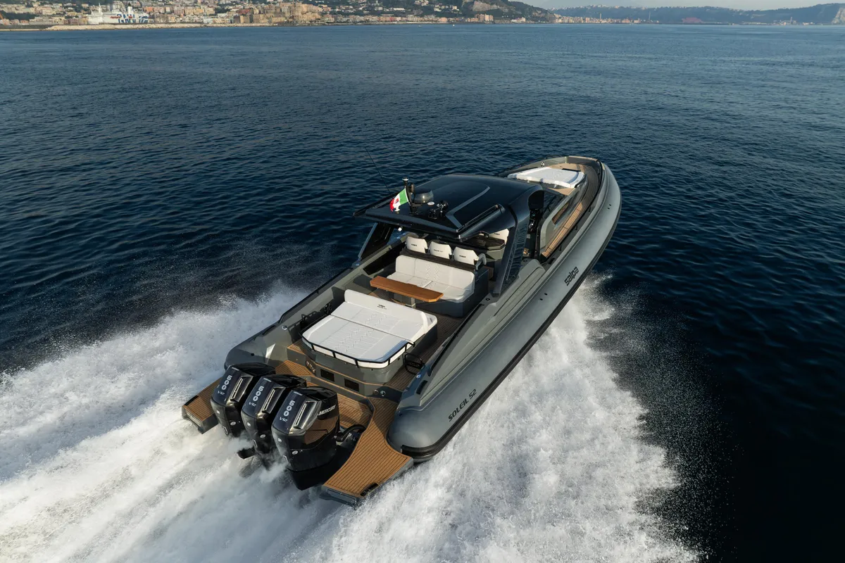 Nautilus 01, a Salpa Soleil 52 motor yacht at Nettuno, Italy
