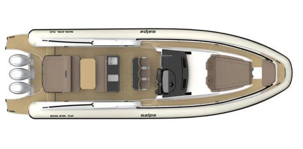 Nautilus 01, a Salpa Soleil 52 motor yacht at Nettuno, Italy