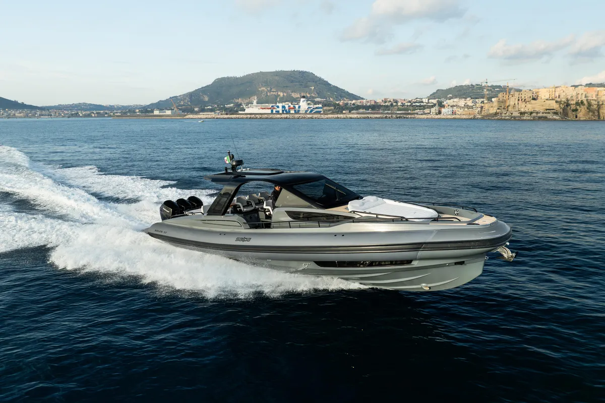 Nautilus 01, a Salpa Soleil 52 motor yacht at Nettuno, Italy