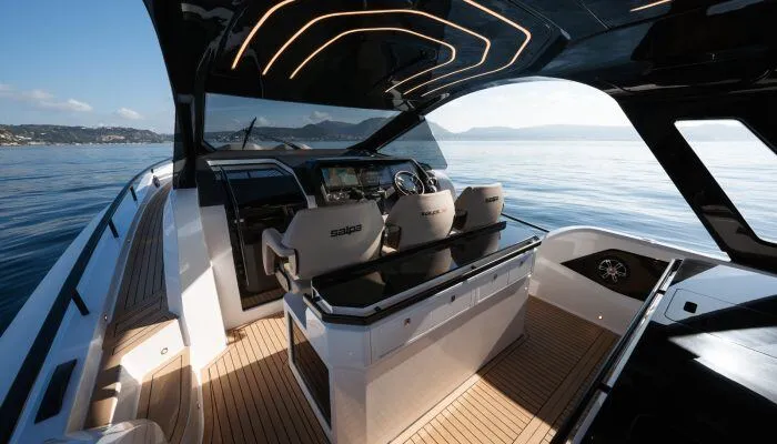 Nautilus 01, a Salpa Soleil 52 motor yacht at Nettuno, Italy