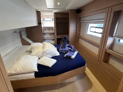 Cabin on Freedom, a Bali 4.8 catamaran at Road Town, British Virgin Islands