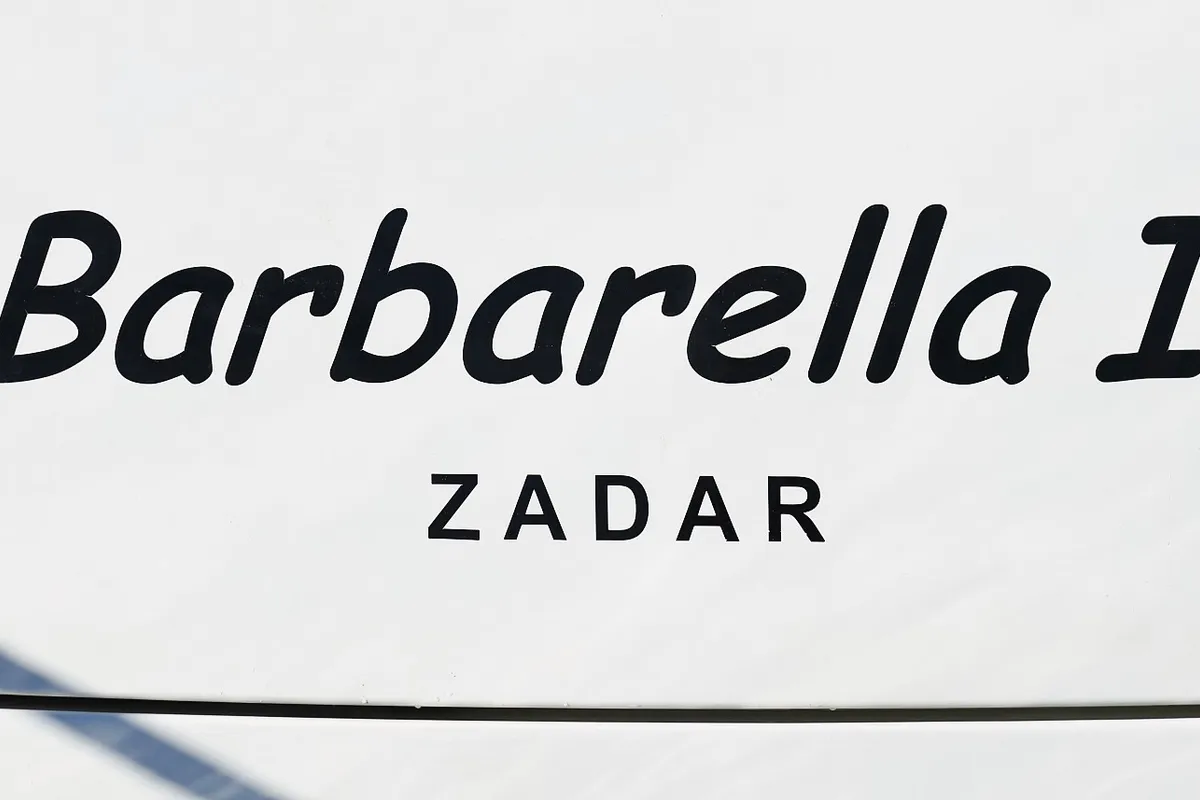Barbarella II, a Beneteau Oceanis 45 sailboat at Grad Trogir, Croatia