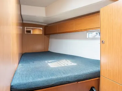 Galley of Fedias, a Bavaria Cruiser 46 sailboat at Rhodes, Greece