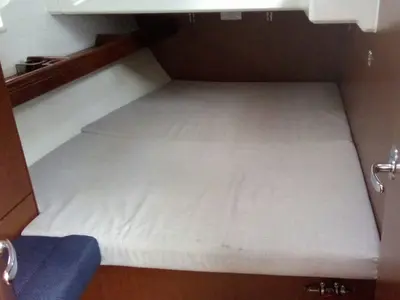 Cabin on Elisa, a Bavaria Cruiser 46 sailboat at Palermo, Italy