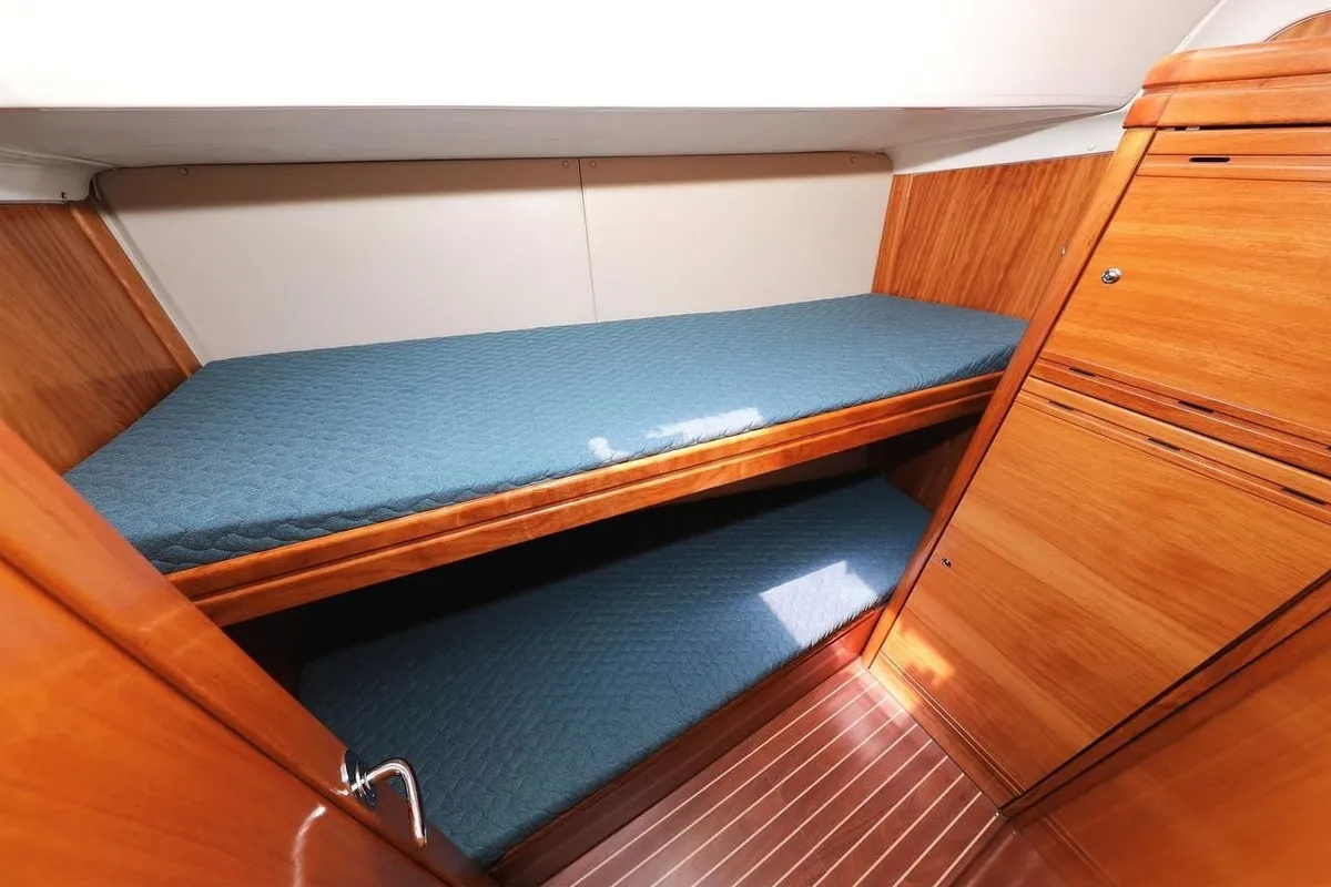 Cabin on SHH-BAV50, a Bavaria Cruiser 50 sailboat at Volos, Greece