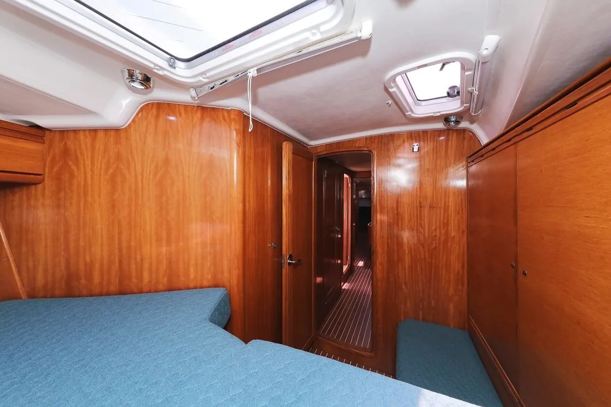 Cabin on SHH-BAV50, a Bavaria Cruiser 50 sailboat at Volos, Greece
