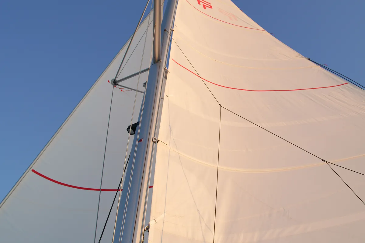Anasa, a Fountaine Pajot Isla 40 catamaran at Lefkada, Greece