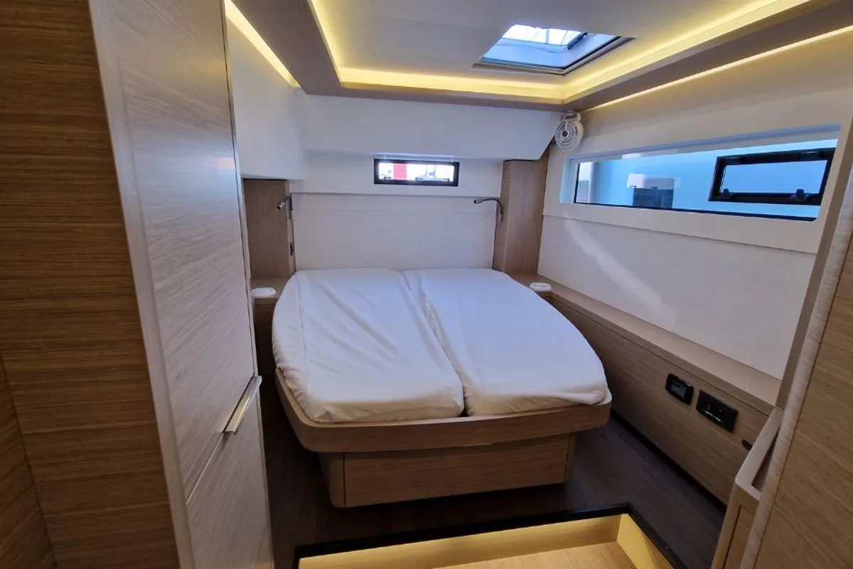 Cabin on Celena VI, a Lagoon 46 catamaran at Kos, Greece