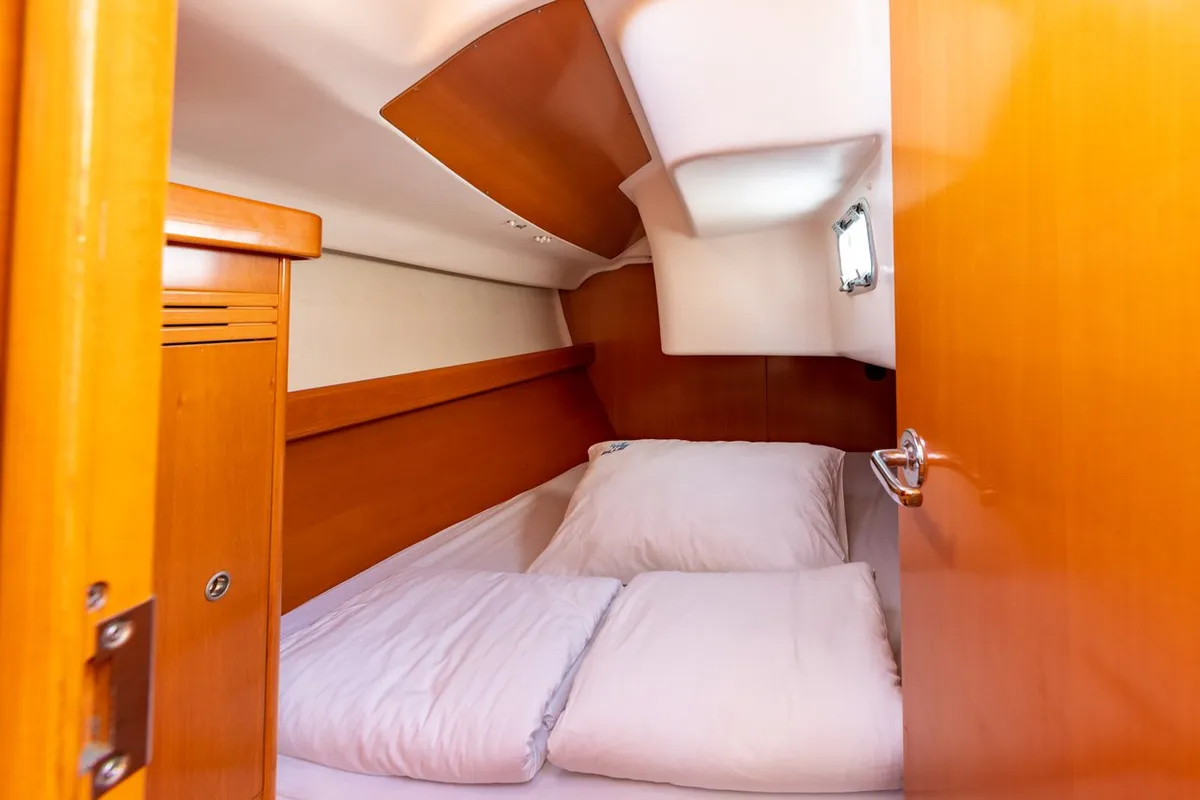 Cabin on Kodo, a Beneteau First 40.7 sailboat at Punat, Croatia