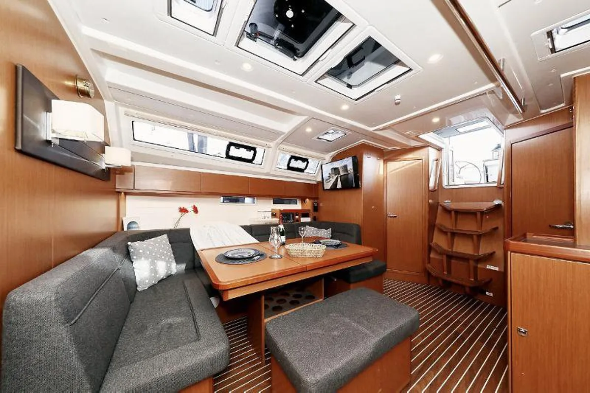 Salon of My life, a Bavaria Cruiser 46 - 4 cab.* sailboat at Pula, Croatia