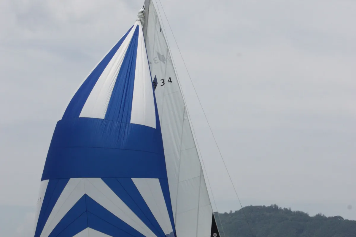 Little Eva, a Bavaria Cruiser 34 sailboat at Mai Khao, Thailand