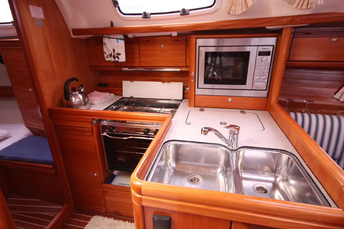 Little Eva, a Bavaria Cruiser 34 sailboat at Mai Khao, Thailand
