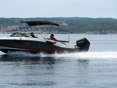 Sea Ray SPX 210, a Sea Ray SPX 210 motorboat at Crikvenica, Croatia