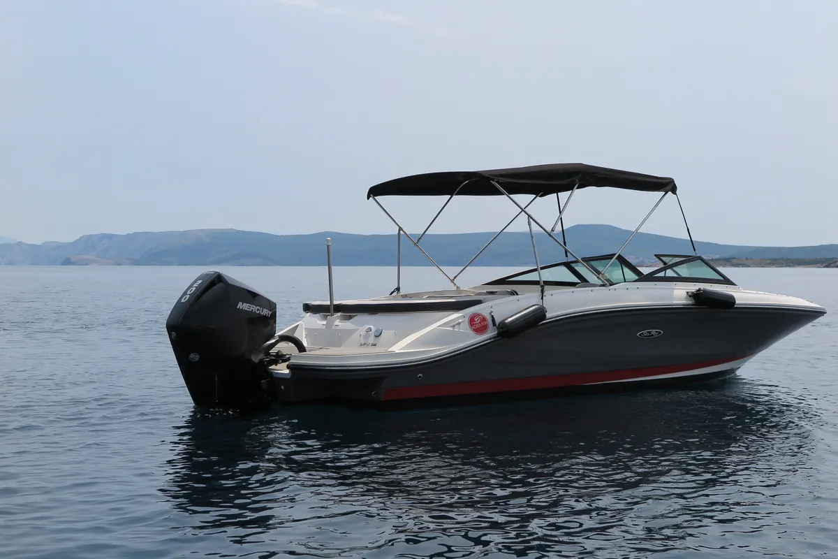 Sea Ray SPX 210, a Sea Ray SPX 210 motorboat at Crikvenica, Croatia