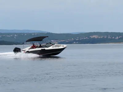 Sea Ray SPX 210, a Sea Ray SPX 210 motorboat at Crikvenica, Croatia