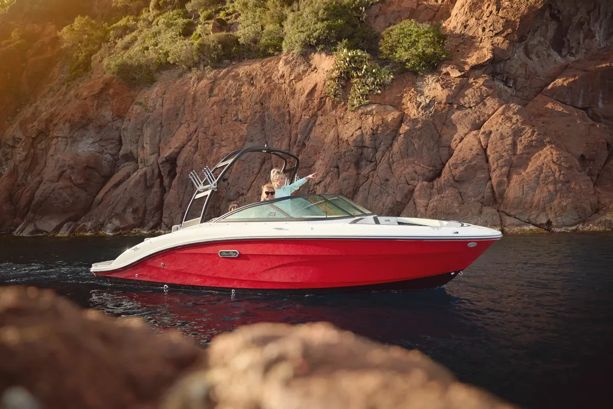 Sea Ray SPX 210, a Sea Ray SPX 210 motorboat at Crikvenica, Croatia