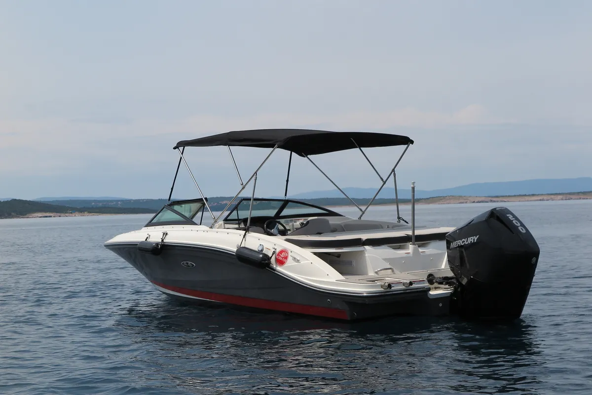 Sea Ray SPX 210, a Sea Ray SPX 210 motorboat at Crikvenica, Croatia