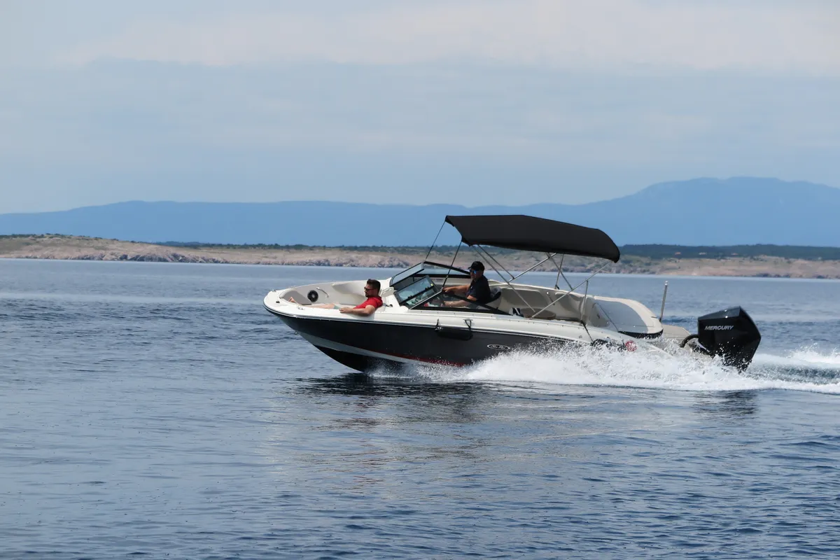 Sea Ray SPX 210, a Sea Ray SPX 210 motorboat at Crikvenica, Croatia