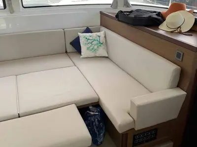 Salon of Lumina, a Lagoon 46 catamaran at Municipal Unit of Lefkada, Greece