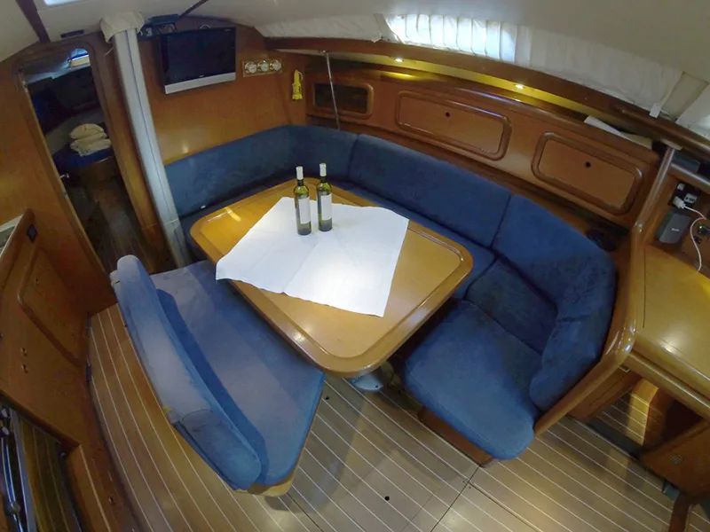 Salon of Skalice, a Grand Soleil 43 sailboat at Grad Šibenik, Croatia