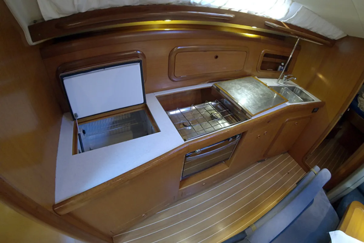 Galley of Skalice, a Grand Soleil 43 sailboat at Grad Šibenik, Croatia