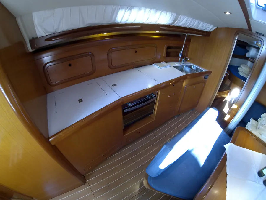 Galley of Skalice, a Grand Soleil 43 sailboat at Grad Šibenik, Croatia