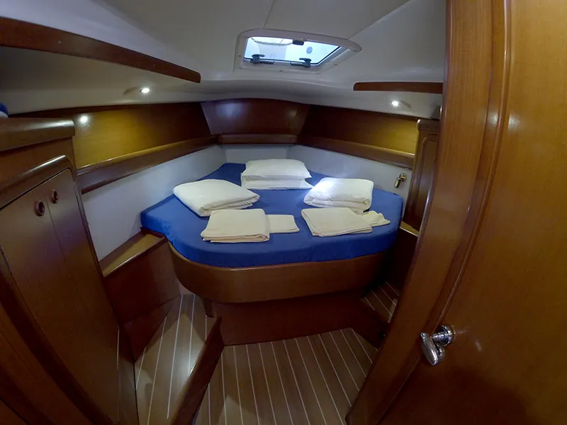 Cabin on Skalice, a Grand Soleil 43 sailboat at Grad Šibenik, Croatia