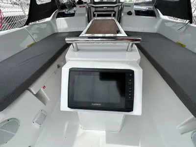 Deck of Aria, a Beneteau Oceanis 34.1 sailboat at Athens, Greece