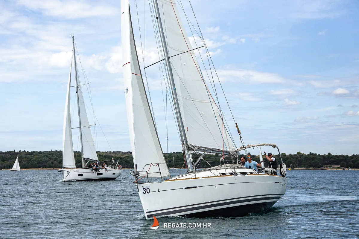 Exterior view of THETIS, a Beneteau First 35 sailboat at Grad Pula, Croatia
