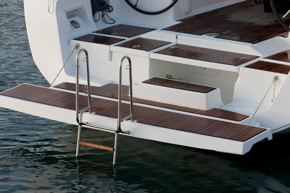Beleza, a Beneteau Oceanis 41 sailboat at Municipal Unit of Lefkada, Greece