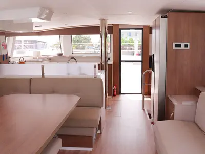 Salon of Joy, a Bali 4.6 catamaran at Road Town, British Virgin Islands