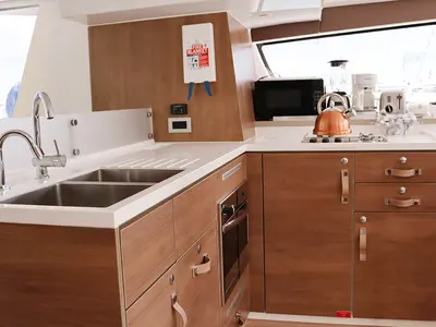 Galley of Joy, a Bali 4.6 catamaran at Road Town, British Virgin Islands