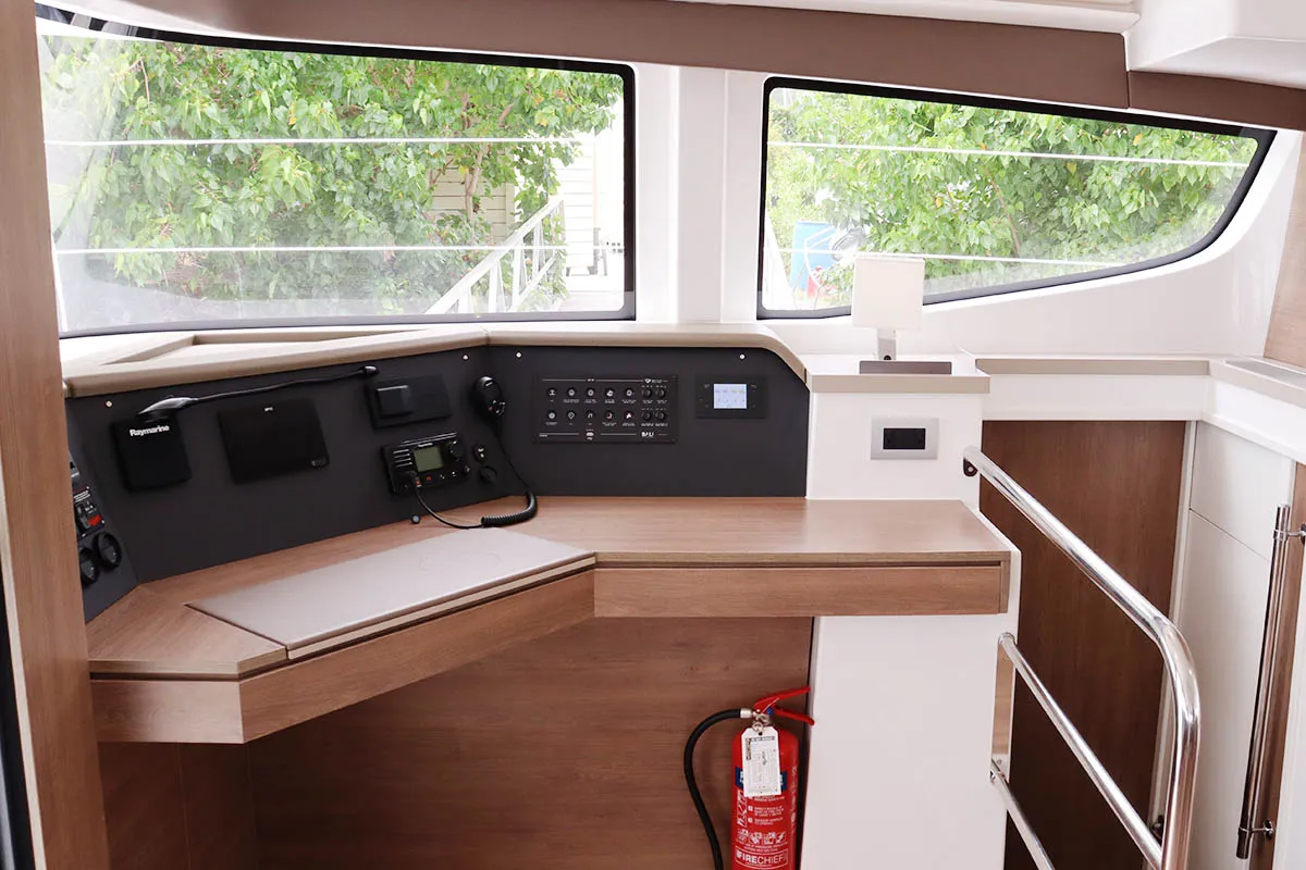 Salon of Joy, a Bali 4.6 catamaran at Road Town, British Virgin Islands
