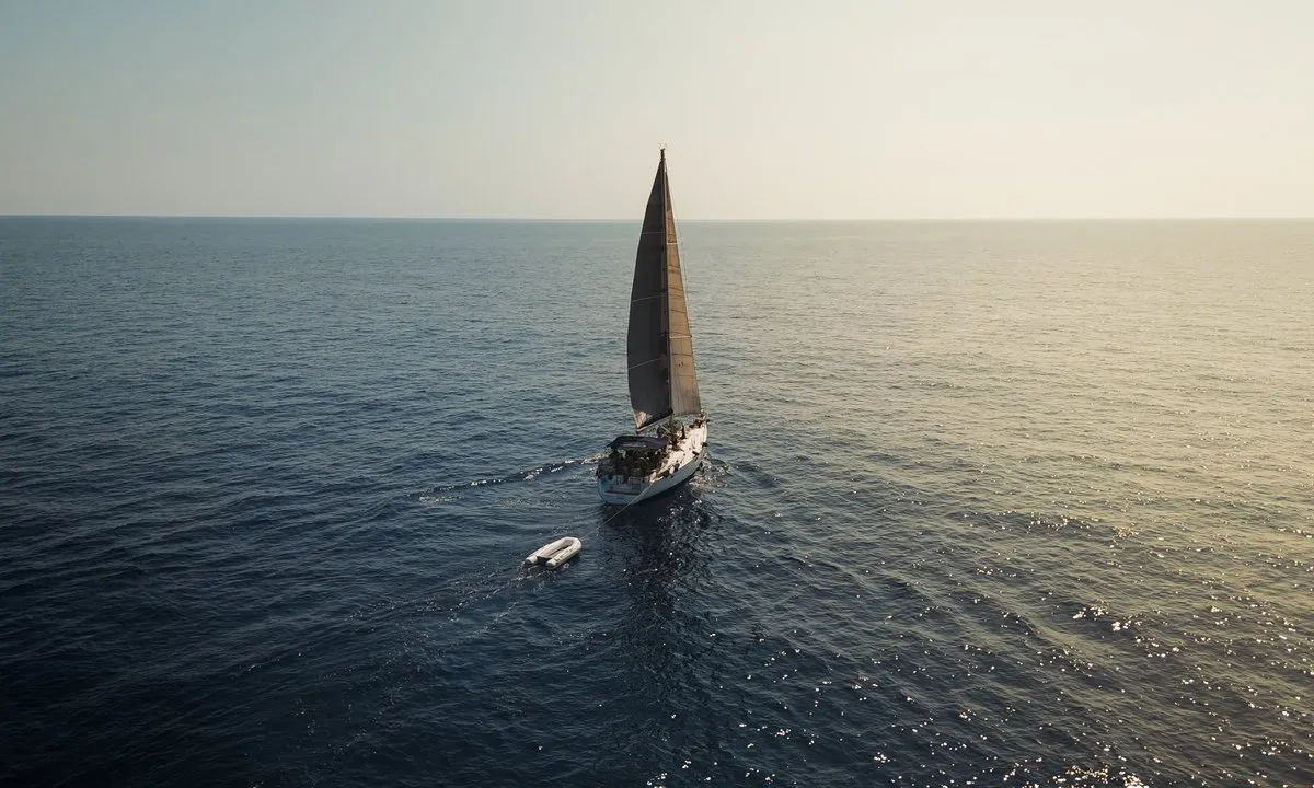 Exterior view of Maria Louise II, a Beneteau 50 sailboat at Capo d'Orlando, Italy